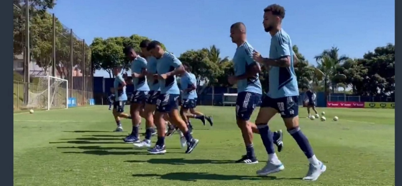 Treino Cruzeiro na Tocajfif
