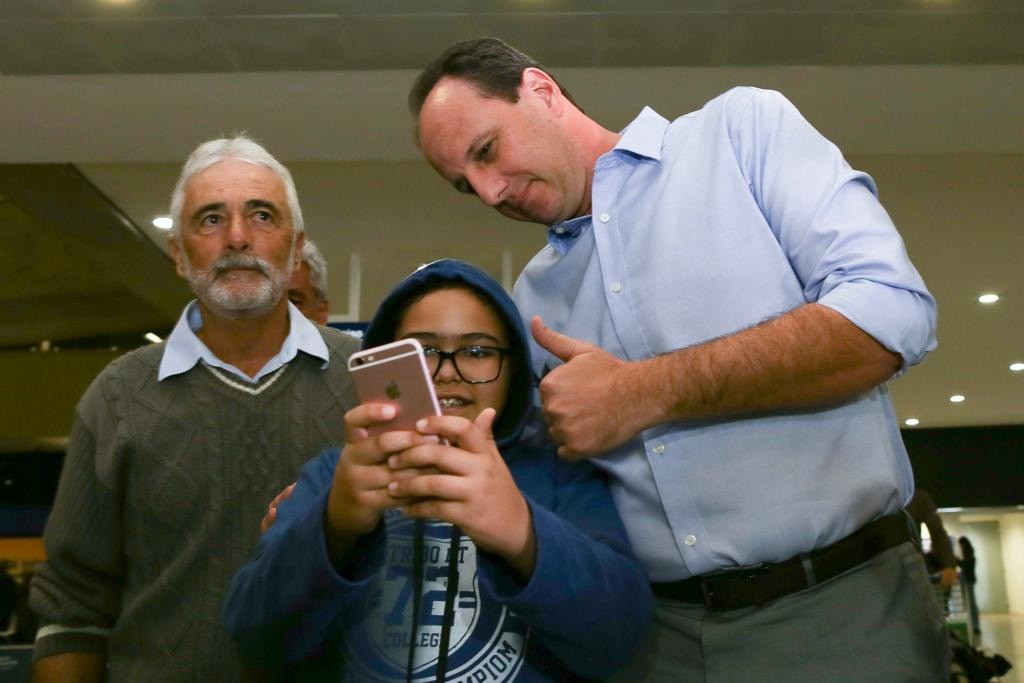 Rogério Ceni recebeu o carinho da torcida estrelada