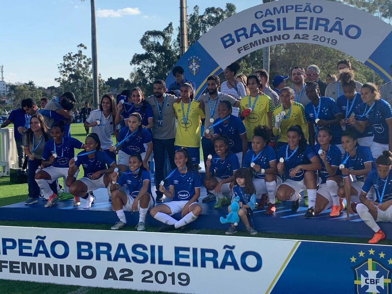 Equipe celeste ficou com o segundo lugar na competição