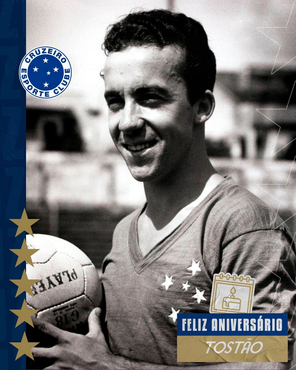 Ídolo do Cruzeiro, Tostão completa 76 anos nesta quarta (25)