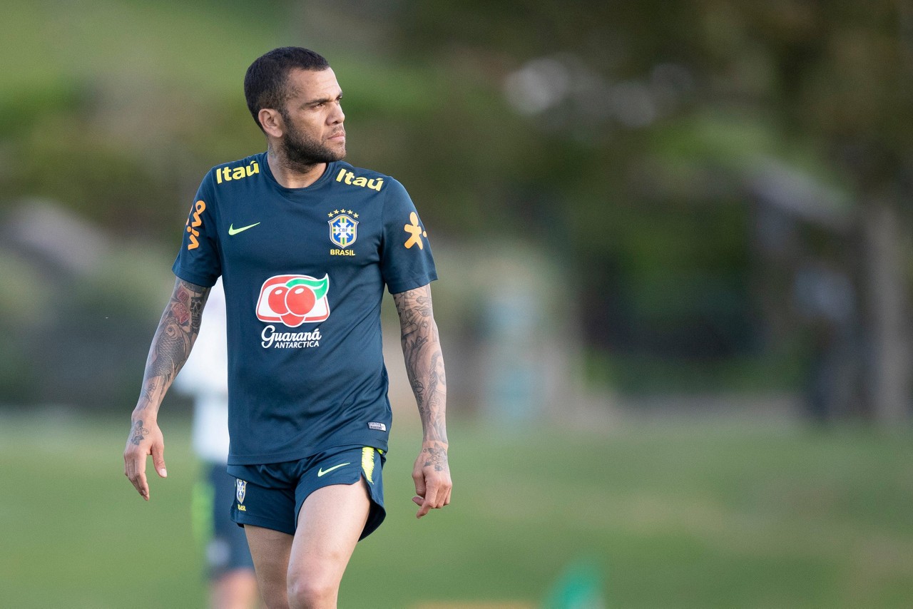 Daniel Alves, lateral-direito da seleção brasileira