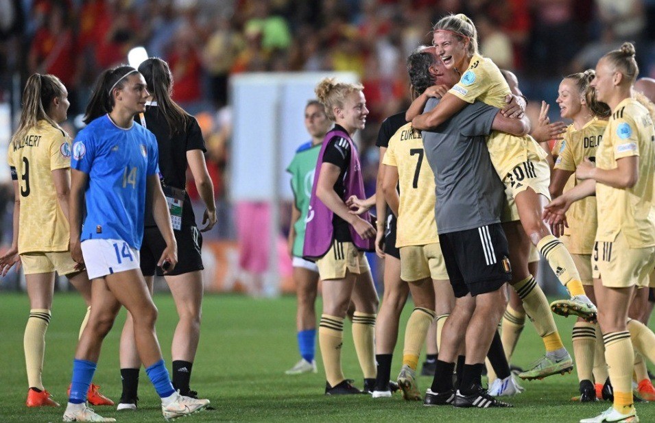 As belgas venceram as italianas por 1 a 0