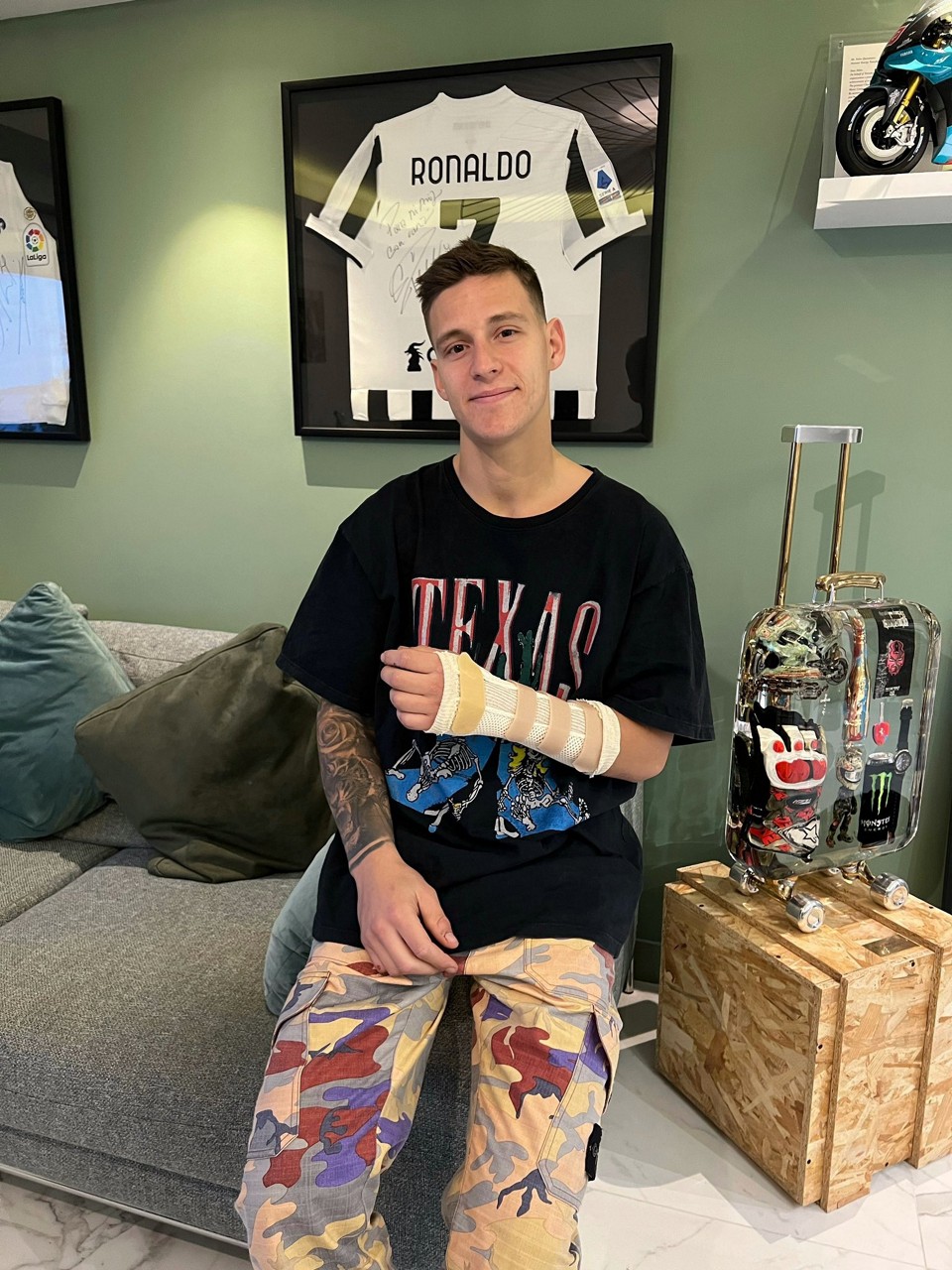 Fabio Quartararo se machucou ao praticar motocross