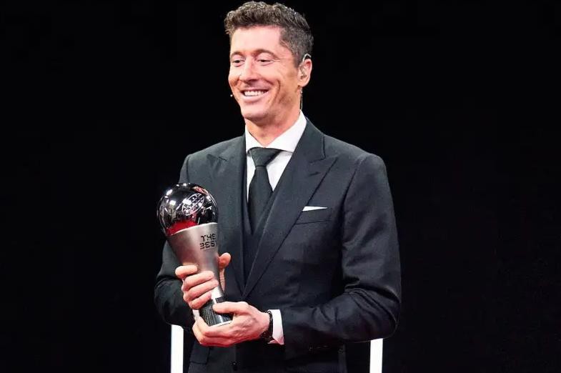 No ano passado, Lewandowski foi eleito o melhor do mundo no masculino