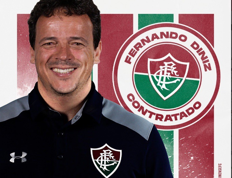 Como jogador, Diniz fez 107 jogos com a camisa do Flu; desafio agora é fora de campo