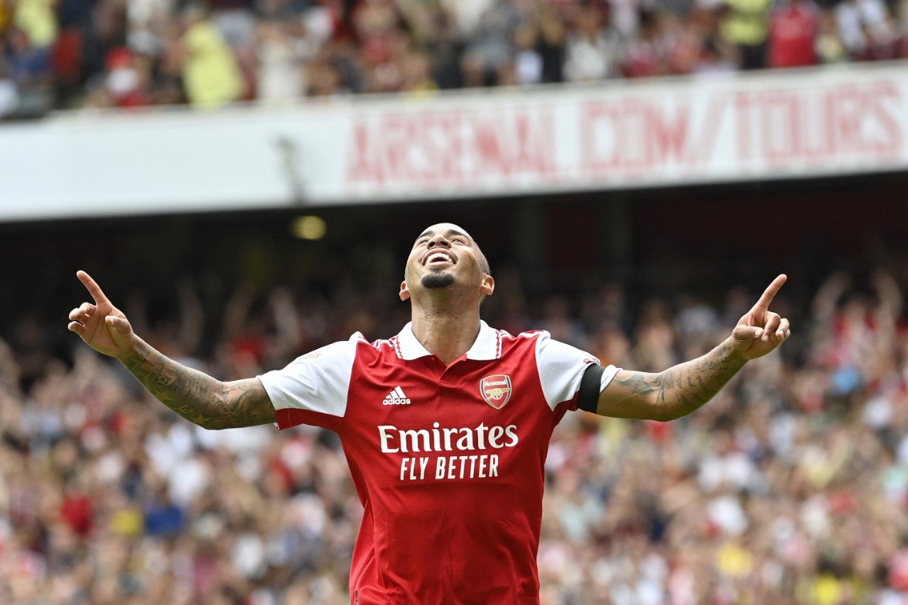 Gabriel Jesus fez vários gols nas primeiras partidas pelo Arsenal