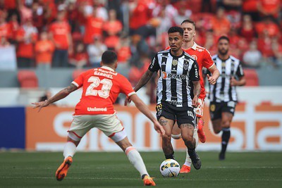 Atlético não fez uma boa partida diante do Internacional no Beira-Rio