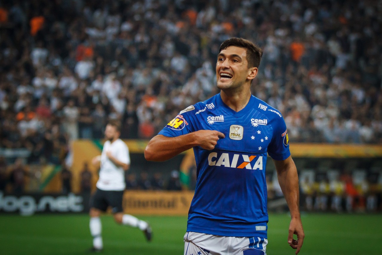 Uruguaio entrou apenas no segundo tempo da final, contra o Corinthians, e marcou o gol do título