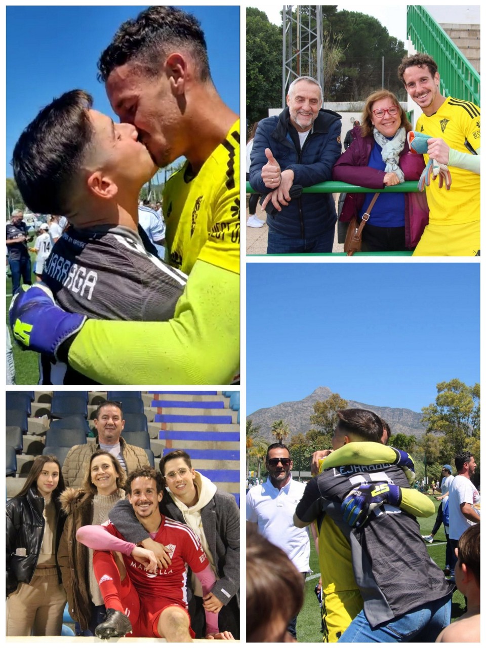 Goleiro Alberto Lejárraga comemora título com beijo no namorado