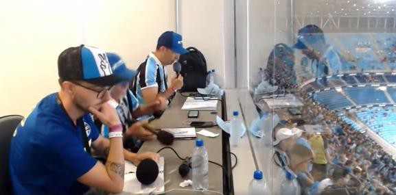 Jornalista desmaiou na cabine de transmissão do jogo