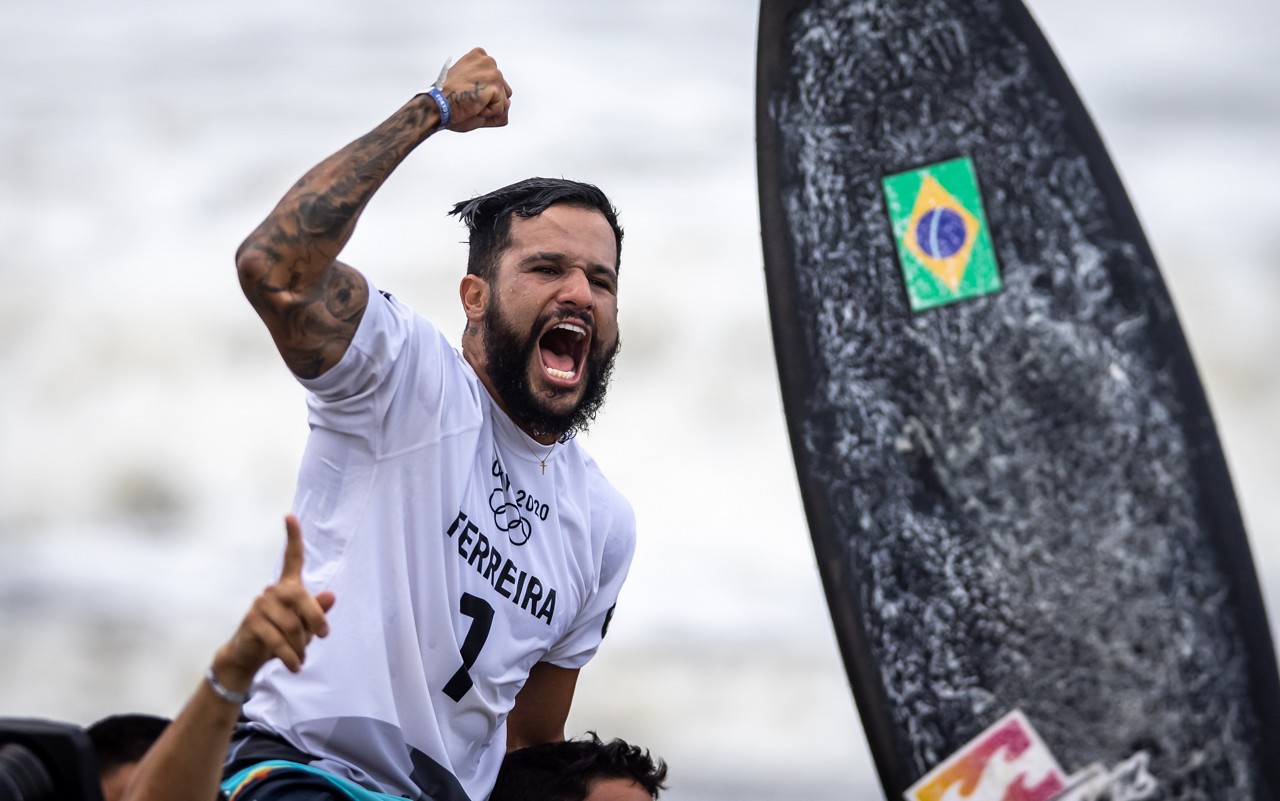 Italo Ferreira disputa o WSL Finals em Fiji