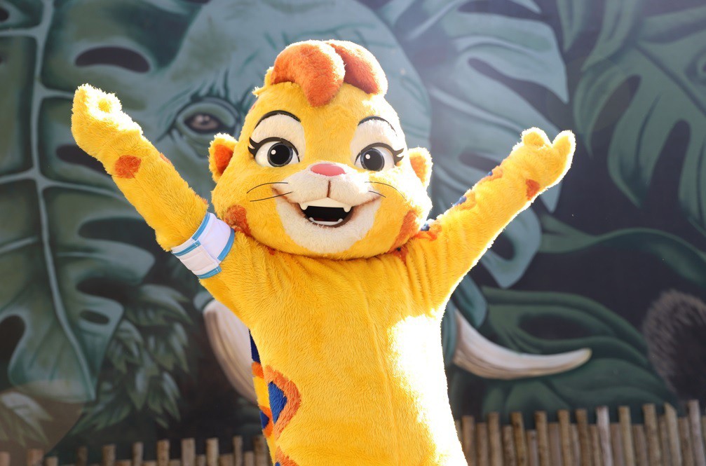 Jaguatirica é apresentada como mascote dos Jogos da Juventude