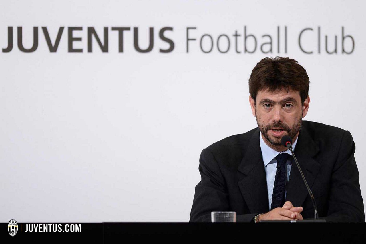 Presidente demissionário da Juventus Andrea Agnelli