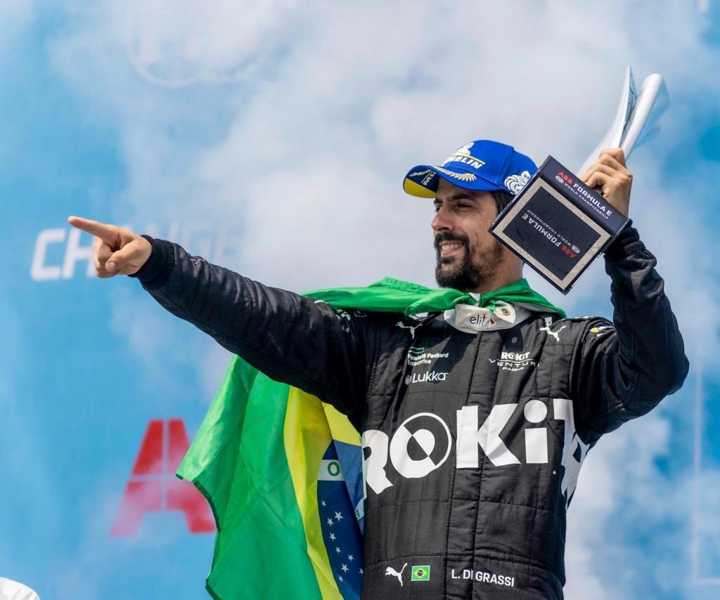 Piloto Lucas di Grassi, da Fórmula E