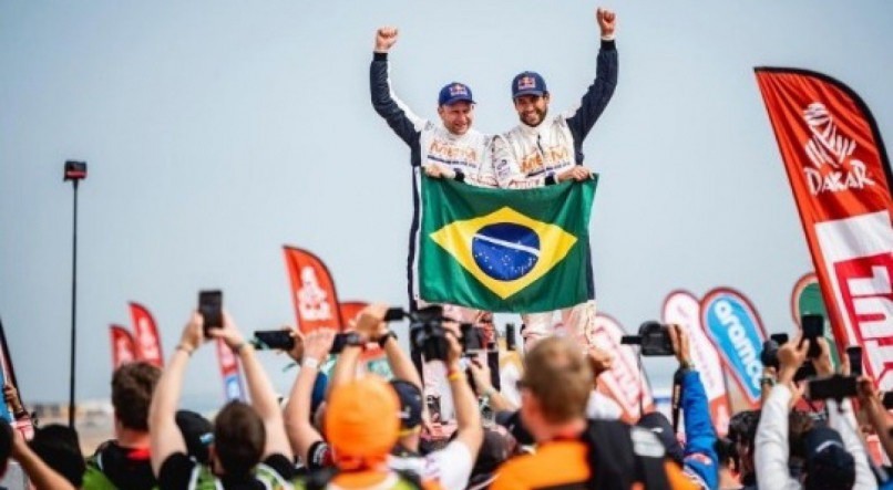 Lucas Moraes encerrou sua participação na 45ª edição do Rally Dakar em terceiro lugar na classificação geral