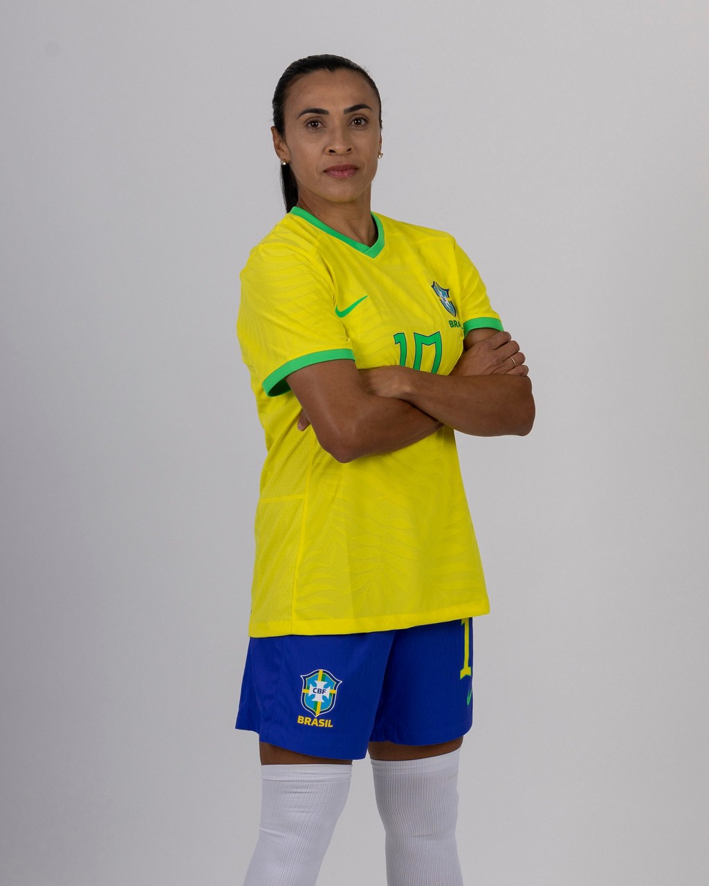 Marta já disputou cinco Copas do Mundo e marcou gols em todas elas