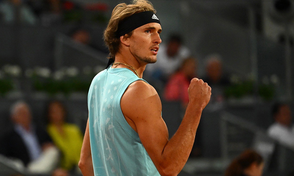 Alexander Zverev vai em busca da defesa do título no Masters 1000 de Madri