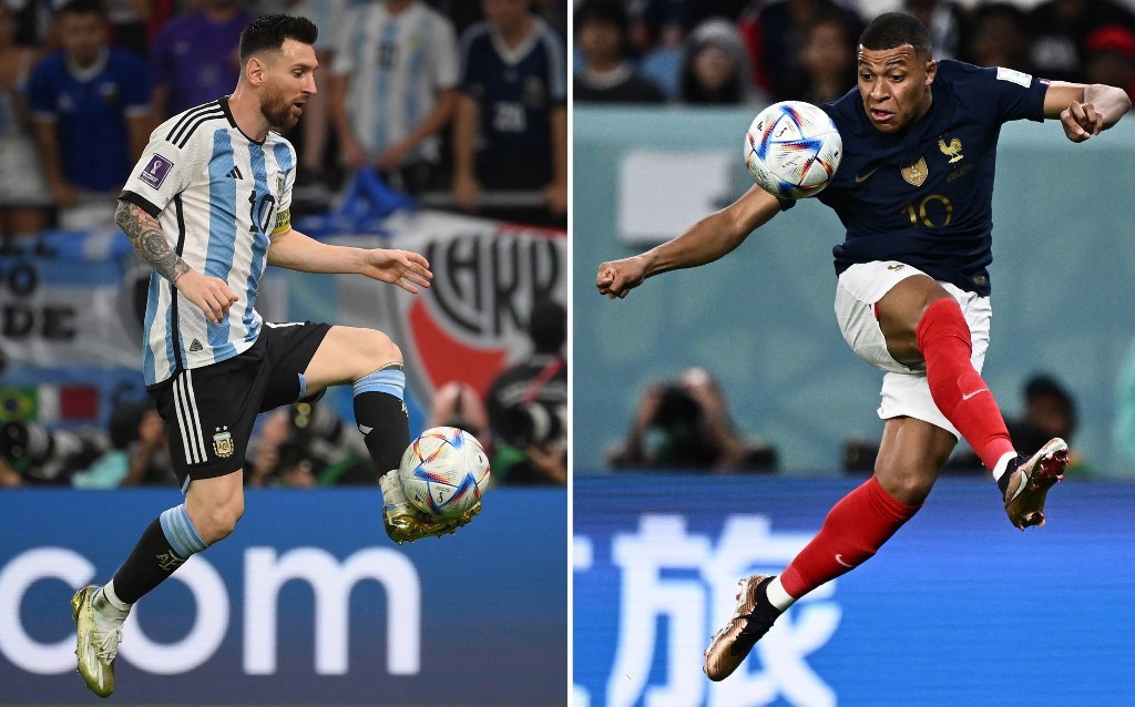 Messi e Mbappé vestem a camisa 10 em suas respectivas seleções