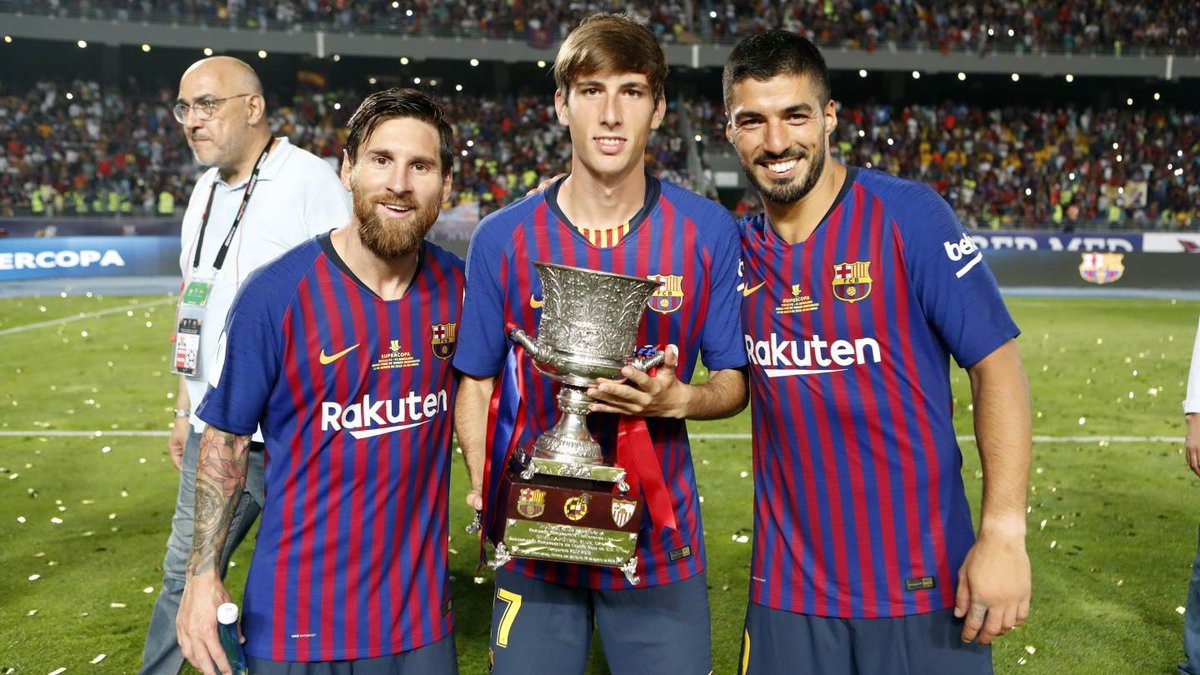 Messi começou a temporada europeia conquistando o título da Supercopa da Espanha, sua 80ª conquista com a camisa do Barcelona