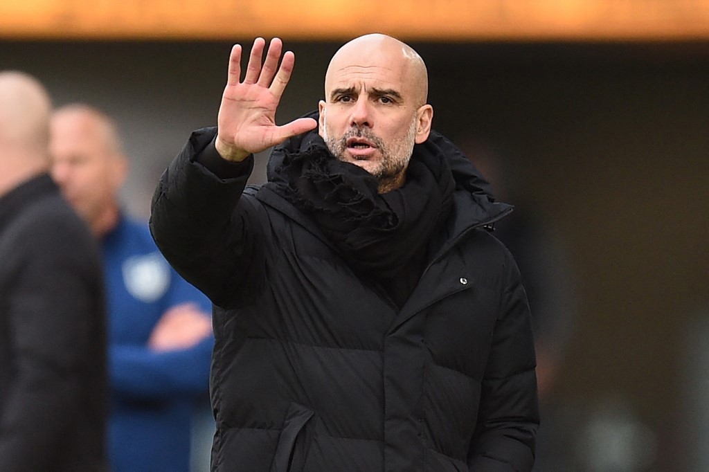 Pep Guardiola, técnico do Manchester City