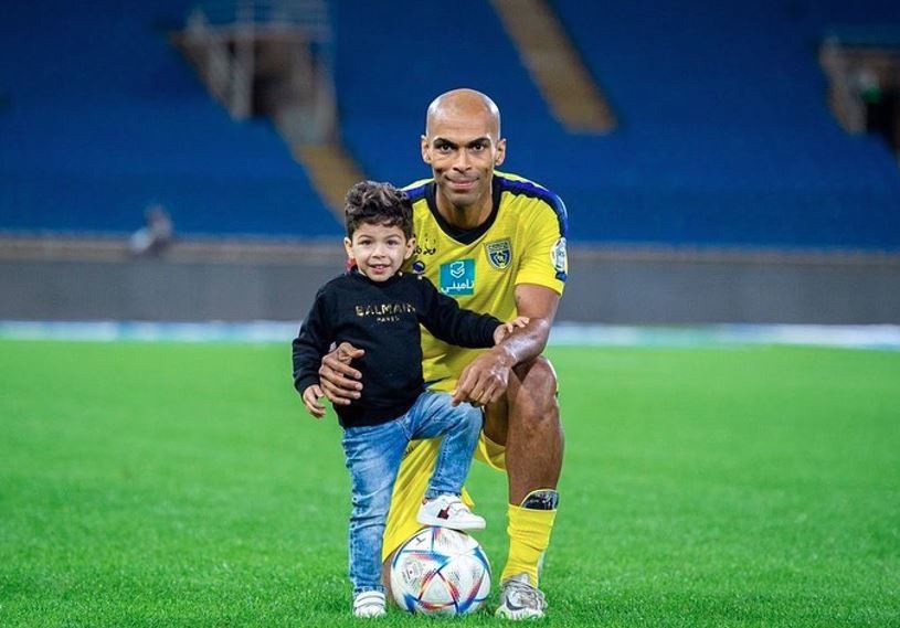 Naldo e o filho Davi