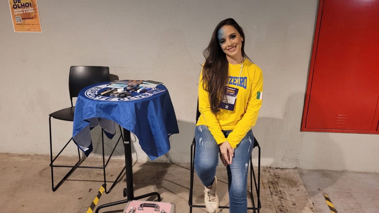 Natália Bastos é de Ibirité e costuma ficar no setor Roxo
