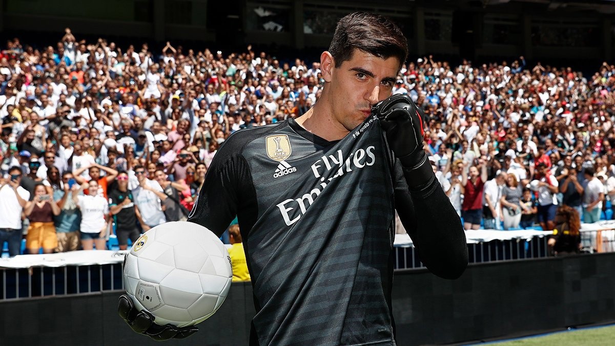 Thibaut Courtois assinou contrato válido por seis temporadas junto ao Real Madrid