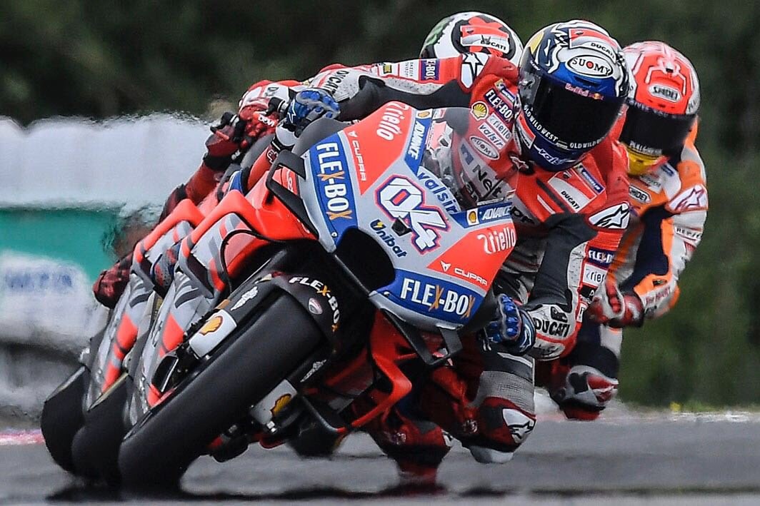 Andrea Dovizioso fez a volta mais rápida nos treinos livres desta sexta-feira (10)
