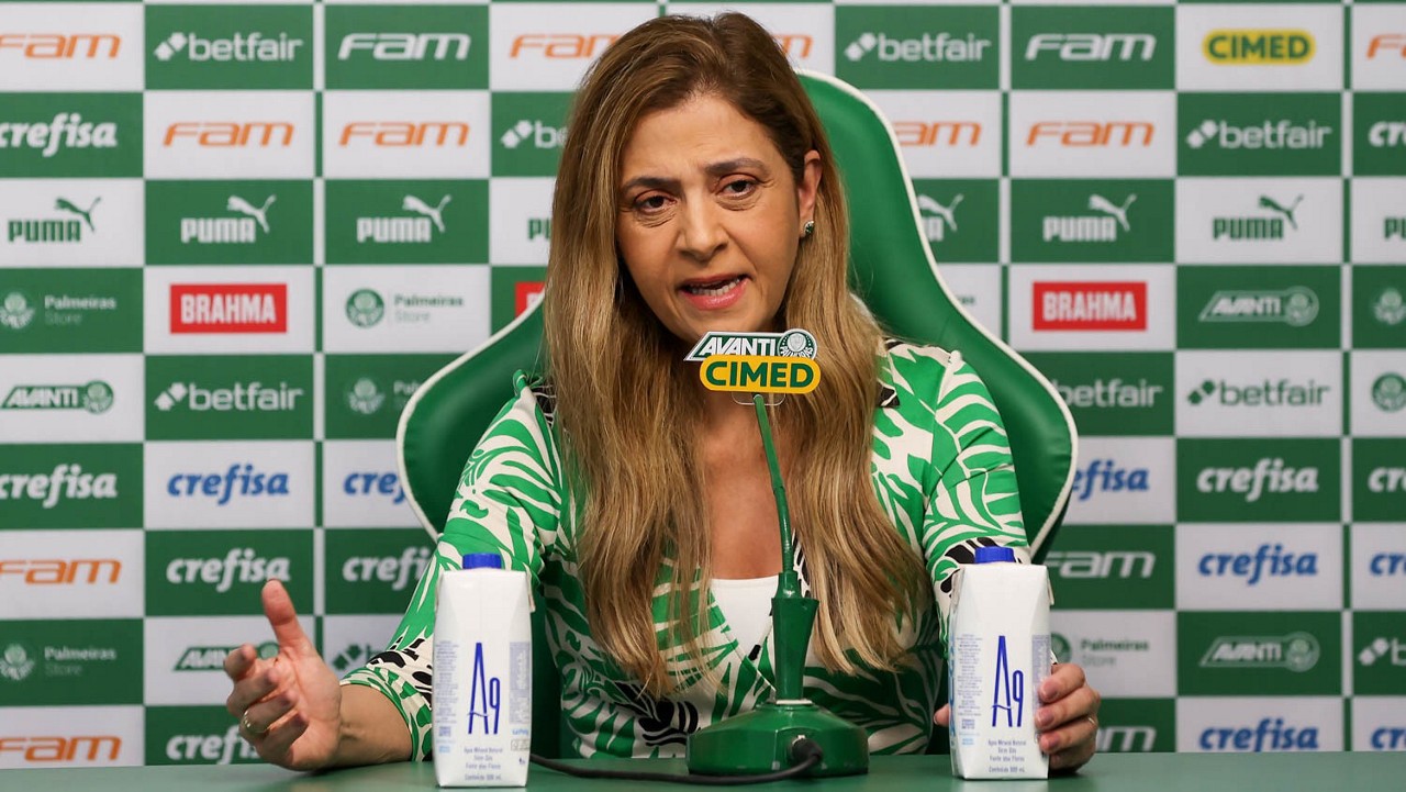 Leila Pereira, presidente do Palmeiras