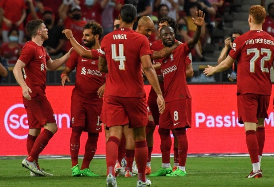 O Liverpool venceu o Crystal Palace, por 2 a 0
