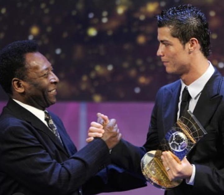 Pelé e Cristiano Ronaldo
