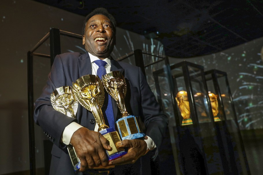 Pelé foi tricampeão pela seleção brasileira