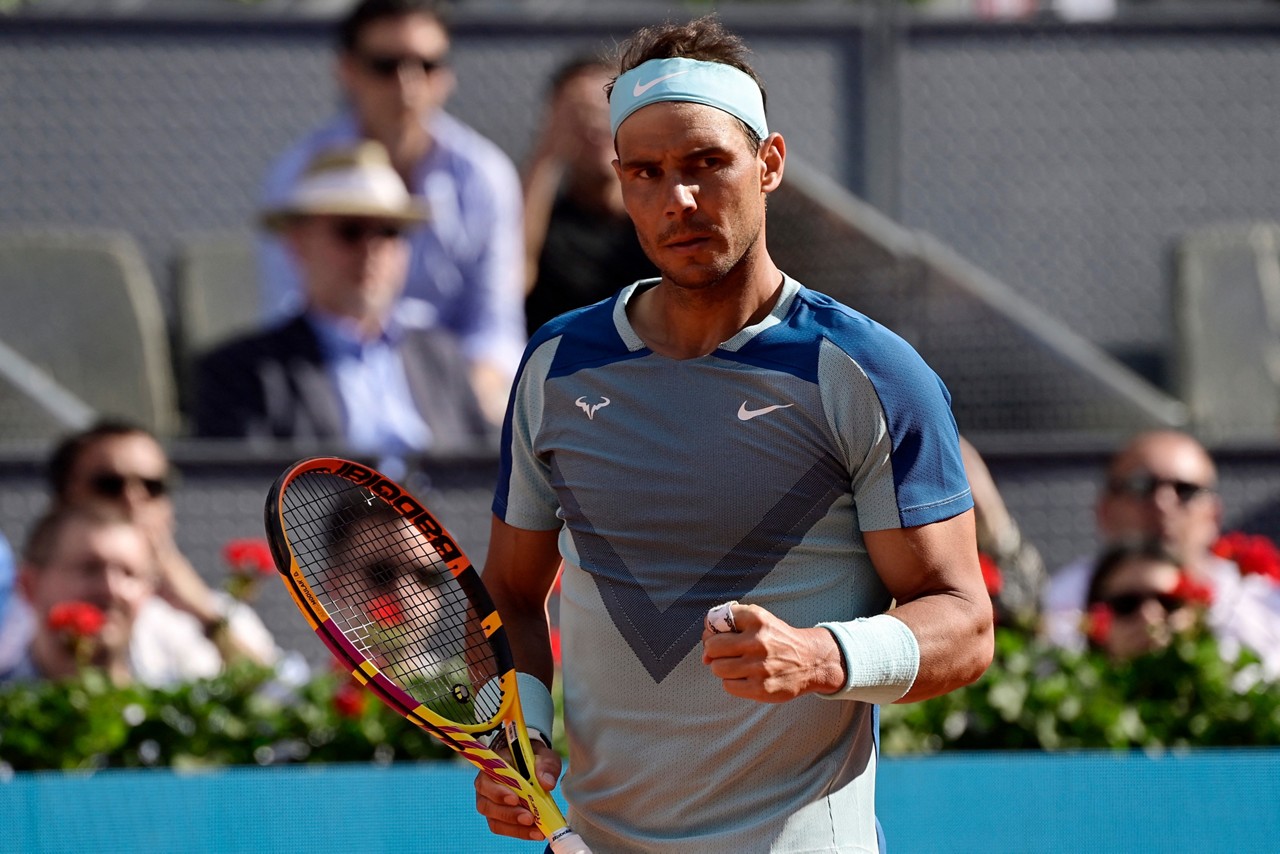 Tenista espanhol Rafael nadal, que venceu o belga David Goffin