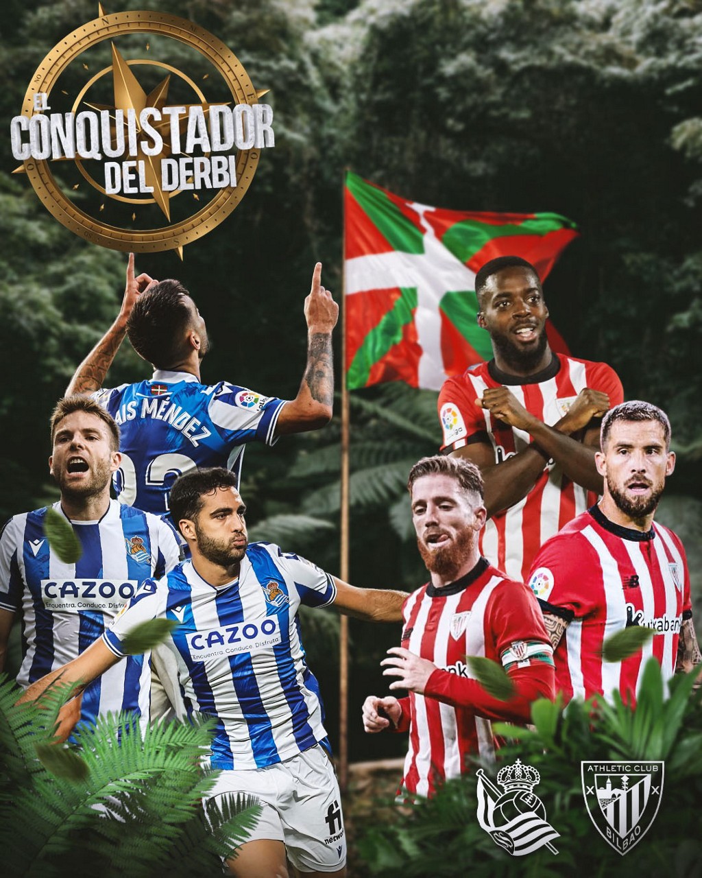 Real Sociedad e Athletic Club de Bilbao se enfrentam pelo Campeonato Espanhol