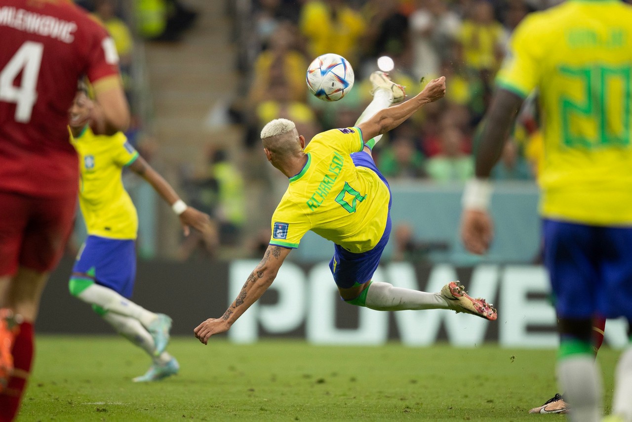 Gol de Richarlison é um dos favoritos