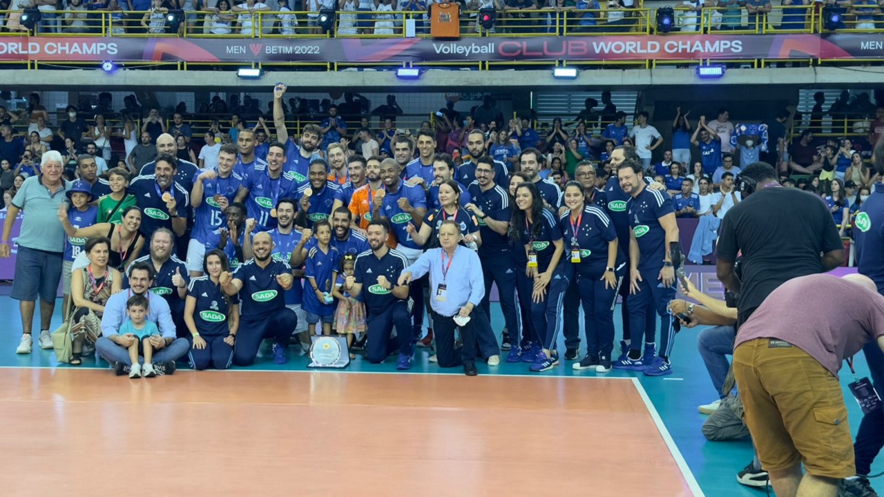 Sada Cruzeiro vira sobre o Minas e fica com o 3º lugar no Mundial de Vôlei