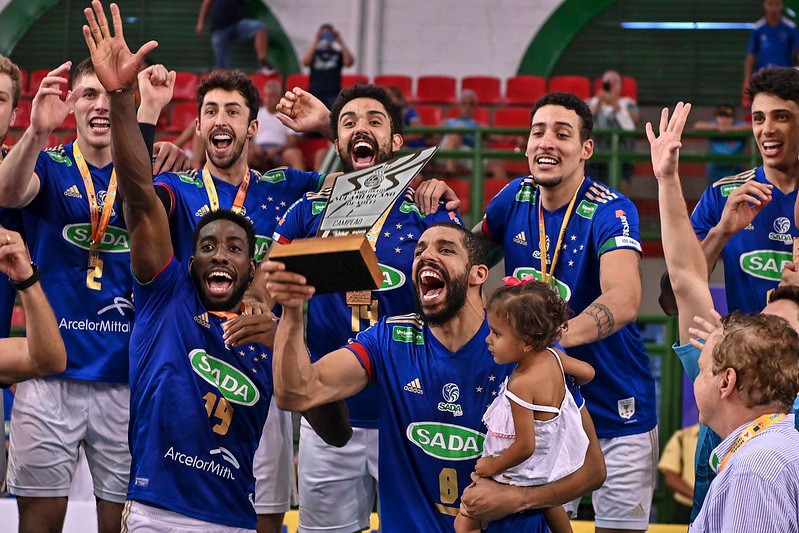 O Sada Cruzeiro foi campeão do Sul-Americano de Clubes em 2022