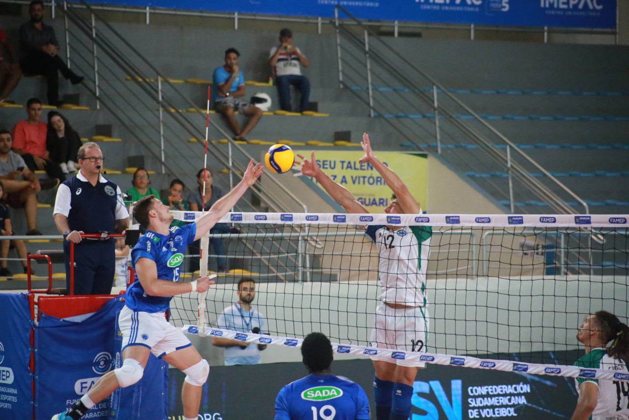 Sada Cruzeiro vence Policial Voley por 3 sets a 0 pelo Sul-Americano