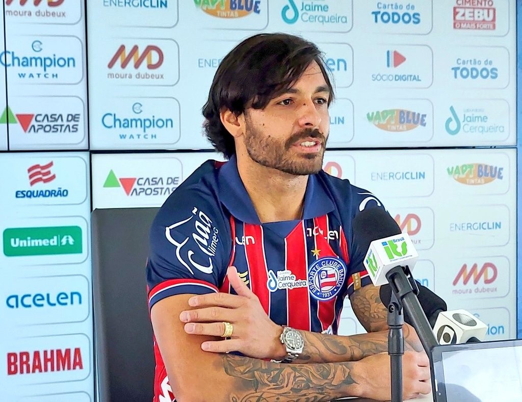 Ricardo Goulart foi apresentado no Bahia