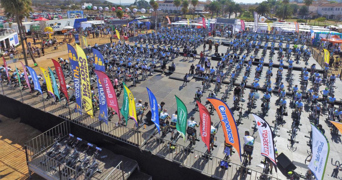 São esperadas cerca de 7 mil pessoas no evento Pedalando no Topo, às margens da Lagoa dos Ingleses