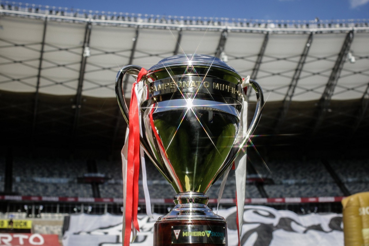 A taça de campeão mineiro