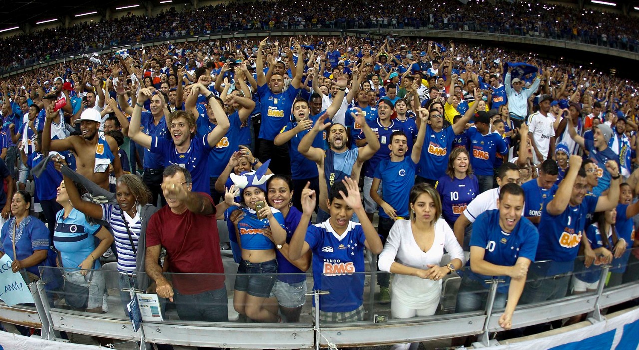 Torcida do Cruzeiro está pronta para fazer a festa no Mineirão 