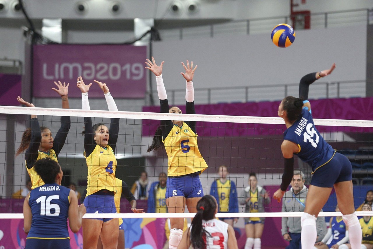 Seleção feminina de vôlei perde para a Colômbia