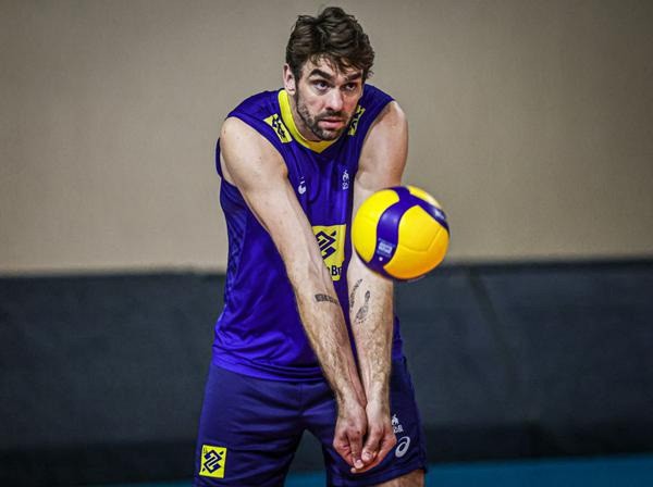 Lucão é uma das peças mais experientes da seleção brasileira masculina de vôlei