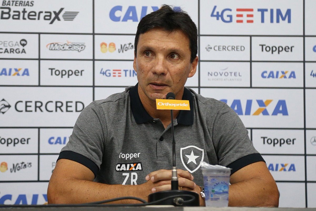 Zé Ricardo começa o trabalho no Botafogo diante do Paraná e não vai mudar as peças da equipe, no primeiro momento