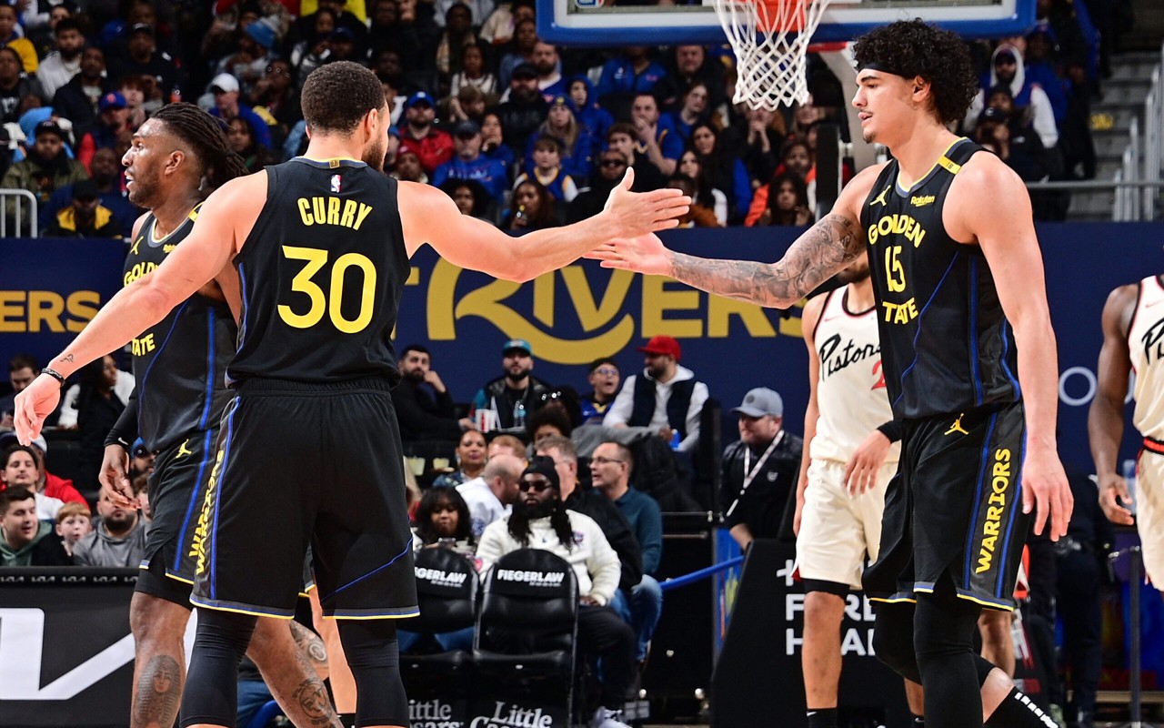 Stephen Curry elogia Gui Santos: 'O cara que mais trabalha no time'