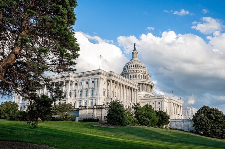 O Capitólio dos Estados Unidos em Washington , D.C. é um dos monumentos mais famosos do mundo 