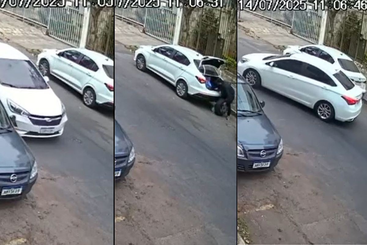 Carro foi furtado por criminosos no bairro Castelo