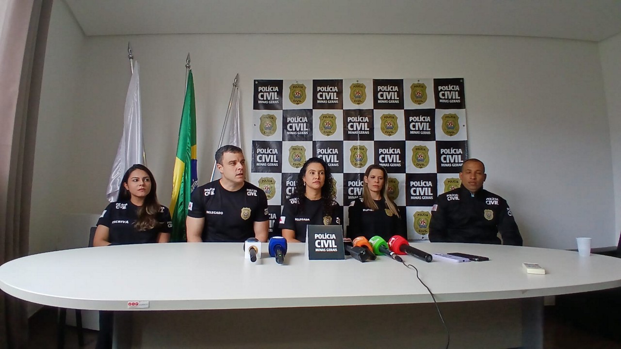 Polícia Civil deu coletiva para confirmar prisão do suspeito