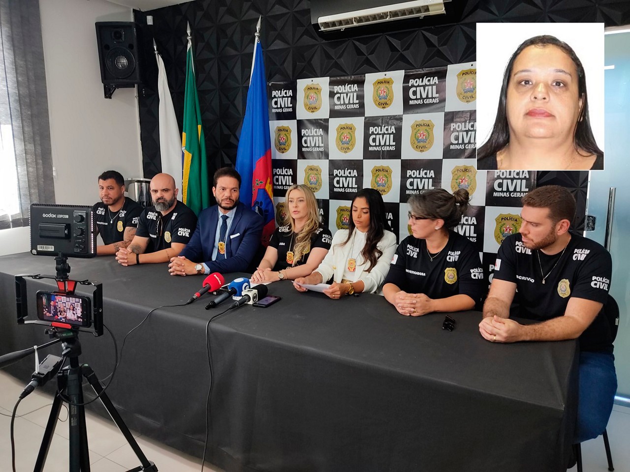 Polícia Civil deu coletiva para dar detalhes da investigação